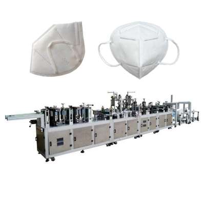 JYD Factory Fully Automatic Ear Loop Face Mask Machine Short Lead Time Automatic N95 Mask Respirator Making Machine