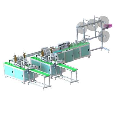 High Precision Full Automatic Disposable  Surgical Medical Nonwoven Mask Manufacturing Machine Factory Price