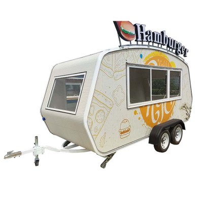 Food Cart Outdoor Kitchen Fast Food Truck With Cooking Equipment Factory Wholesale Food Truck Trailer Street Mobile For Sale